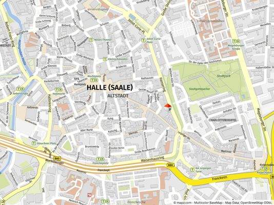 Geolyzer Kartenausschnitt