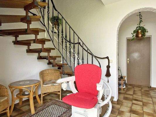 Blick ins Treppenhaus