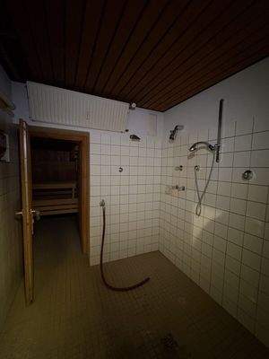 Sauna Duschenbereich