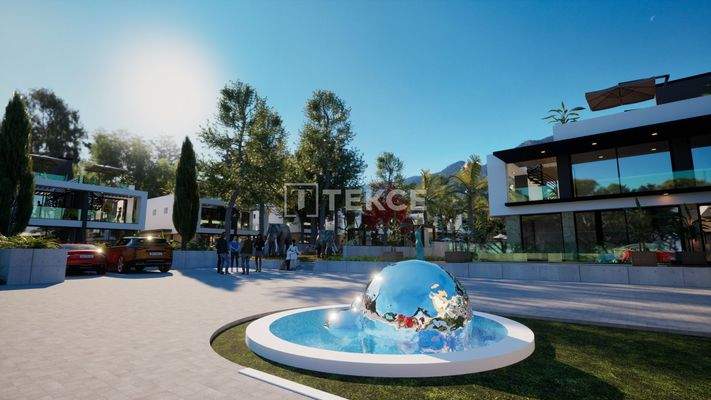 Villas with Sea Views in a Central Location in Lapta