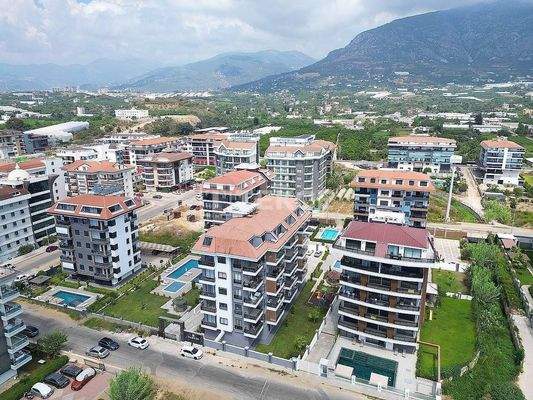 Centrally-Located Flats 100 m from the Sea in Alanya Kestel