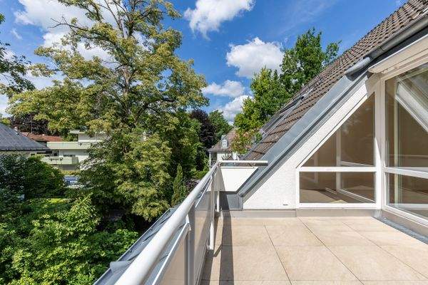 Dachterrasse in Südausrichtung
