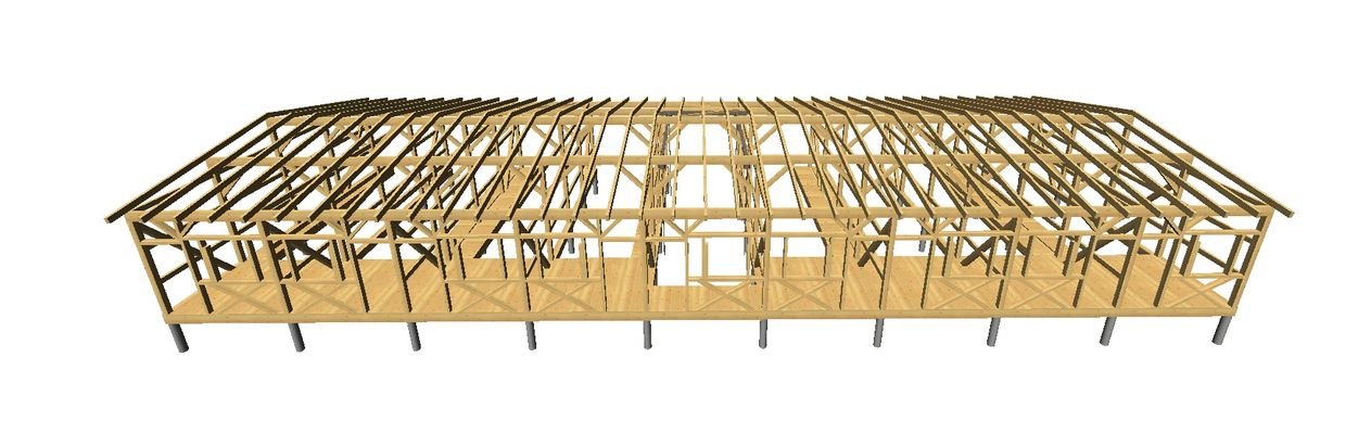 3D-Visualisierung Ansicht landseitig