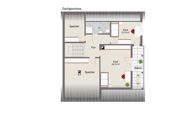 Grundriss Dachgeschoss