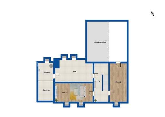 Grundriss Untergeschoss