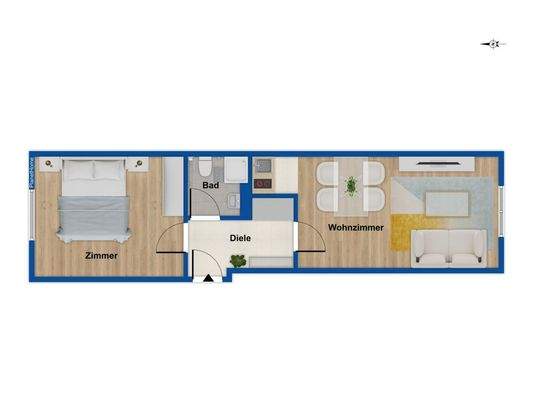 Grundriss 1. Obergeschoss