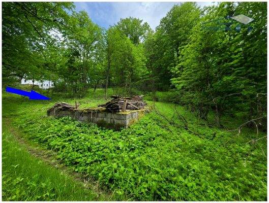 Früher war hier eine zweite Hütte