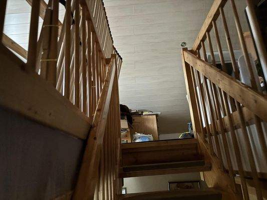 Treppe ins Dachgeschoss