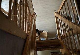 Treppe ins Dachgeschoss