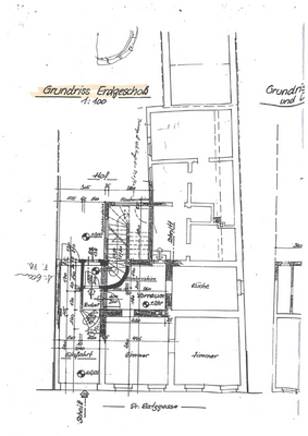 Grundriss EG ca. 70 m² WFL zzgl. Nebenräume
