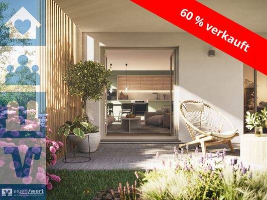 Visualisierung der modernen Terrasse