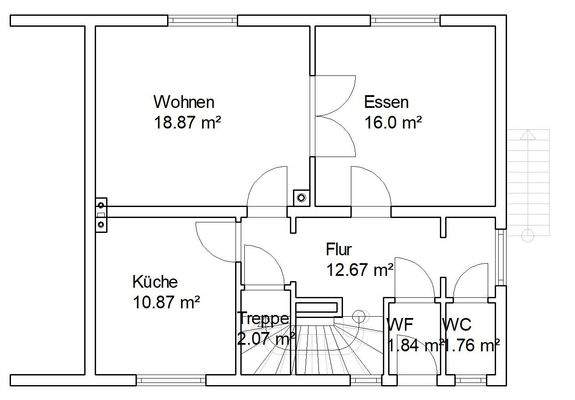 Grundriss Erdgeschoß