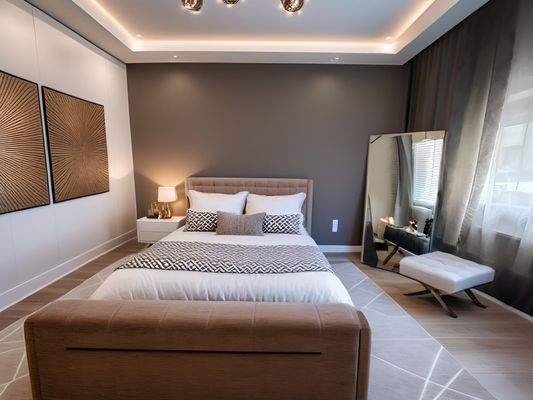 Schlafzimmer KI generiert