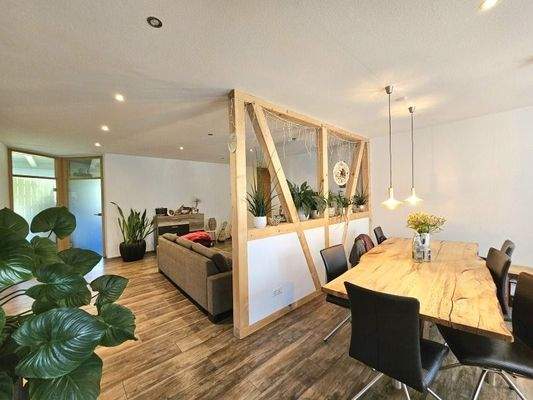 Wohn- und Essbereich im Erdgeschoss