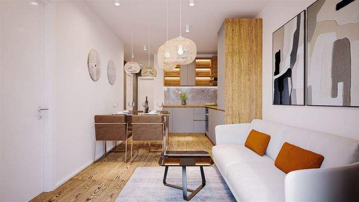 Muster: Wohnen- und Kochen