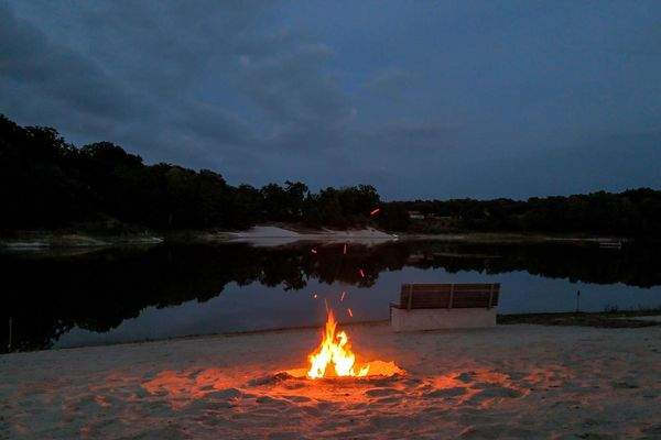 Geselligkeit am Strand