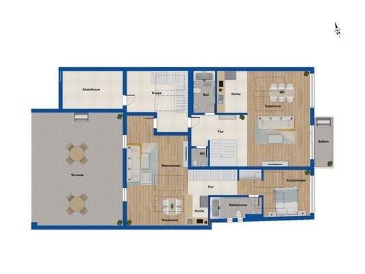 Grundriss OG Hinterhaus