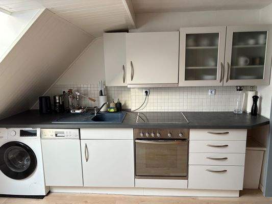 Offene Küche im Esszimmer