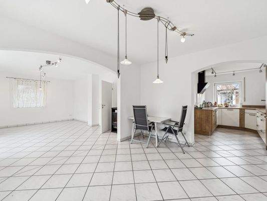 offener Wohn- Essbereich