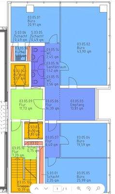 Grundriss 5.OG 183m² HSNR 18