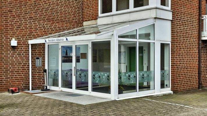 Eingang des Hauses ALBATROS