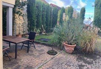 fantastische Gartenidylle, mit Ruhe genießen
