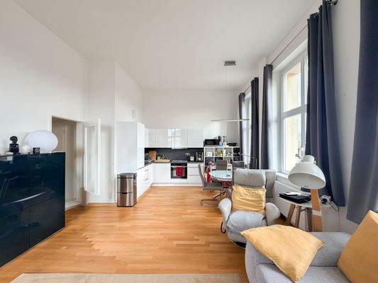 Wohnbereich Blick Küche