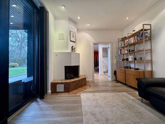 Blick aus dem Kaminzimmer