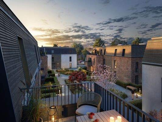 Abendstimmung Innenhof