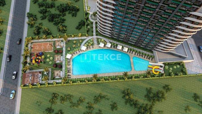 Apartments For Sale in Advantageous Location in Mersin Tece