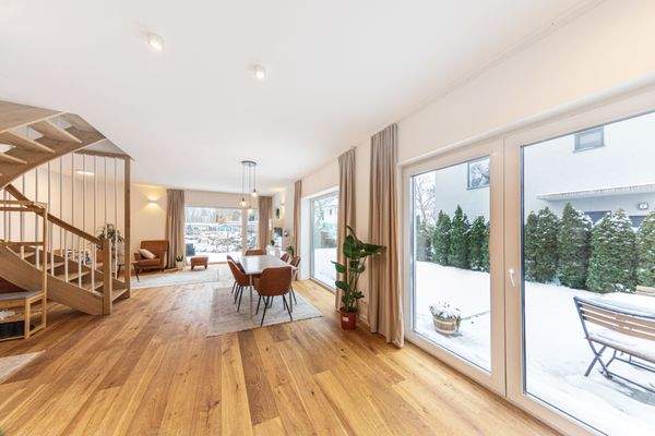 Offener Wohn-, Ess- und Küchenbereich