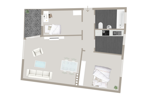 Vermarktungsgrundriss