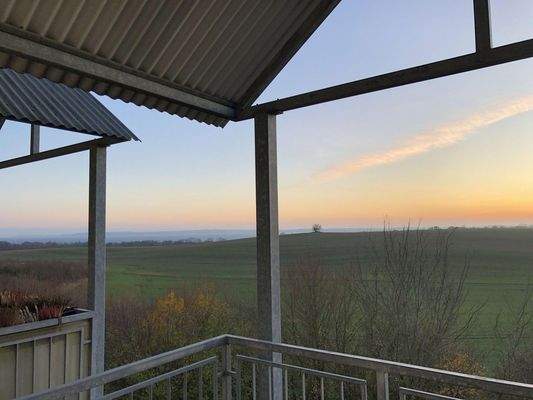 Abendblick vom Balkon