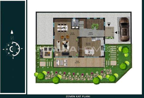 4-Bed Villas with Sea Views in Yenişehir, Mersin