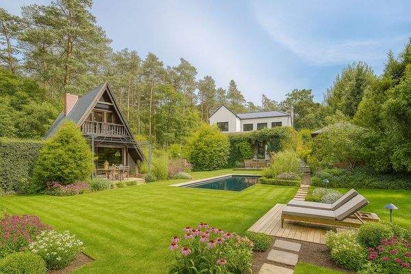 Gäste-Haus (Beispielvisualierung Gartenanlage)