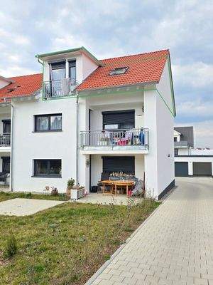 Hausansicht Balkonseite - DG