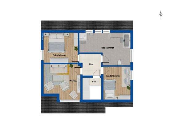 Grundriss Obergeschoss