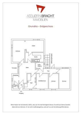 Grundriss EG ohne Gewähr - nicht maßstabsgetreu