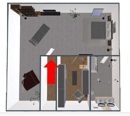 3D-Grundriss Maisonette
