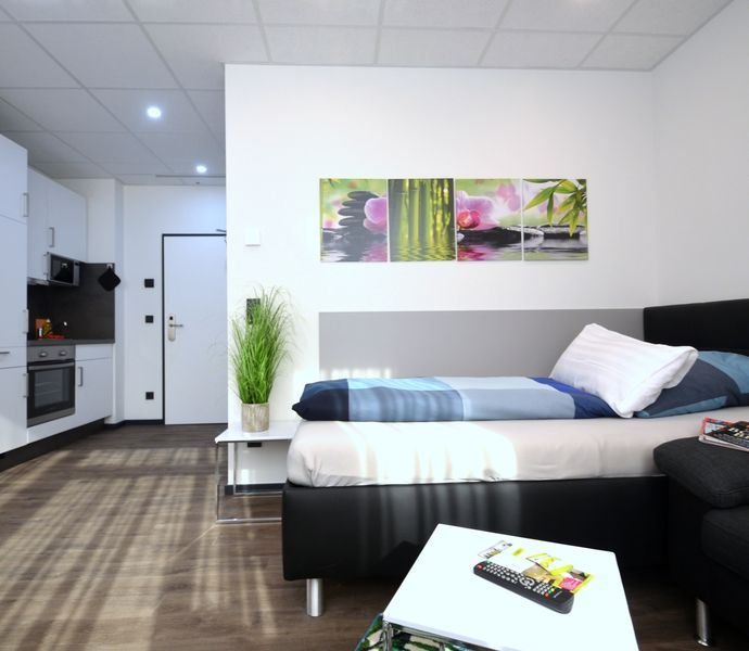 Möbliertes 1-Zimmer-Apartment in der Innenstadt Offenbach, wohnlich & voll ausgestattet