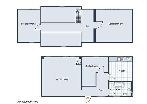 Grundriss Hinterhaus Wohnung 07 