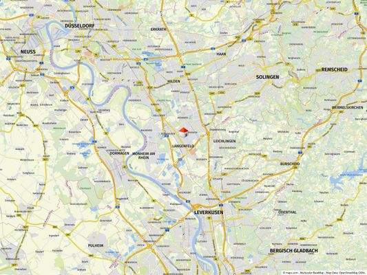 Geolyzer Kartenausschnitt