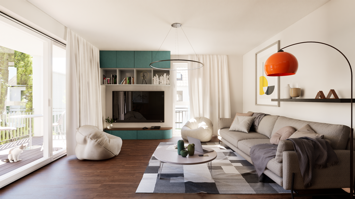 Wohnküche (Visualisierung)