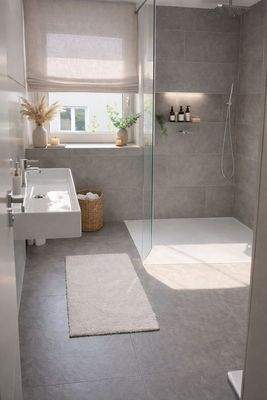 Badezimmer virtuell möbliert