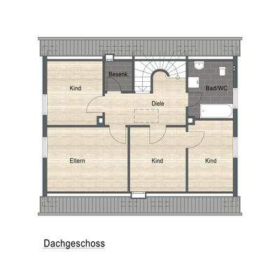 Grundriss Dachgeschoss