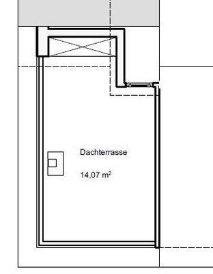 Grundriss Dachterrasse