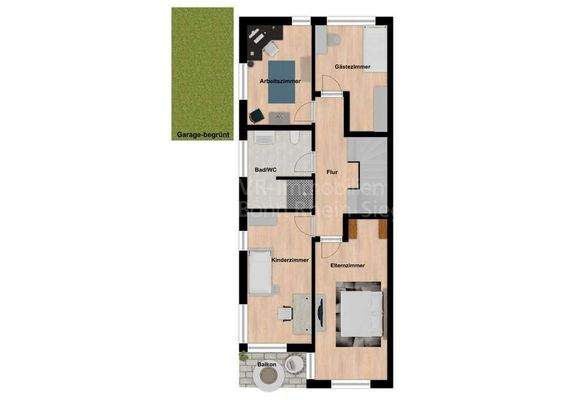 Grundriss Obergeschoss