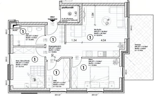 Grundriss WHG 1