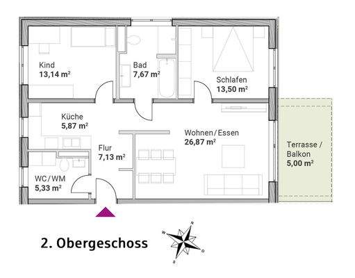 Wohnung 29 (Wohnungstyp A)