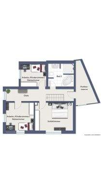 Grundriss OG Beispielmöbliert